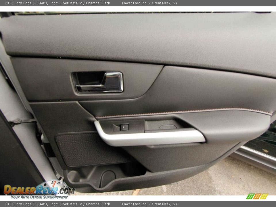 2012 Ford Edge SEL AWD Ingot Silver Metallic / Charcoal Black Photo #23