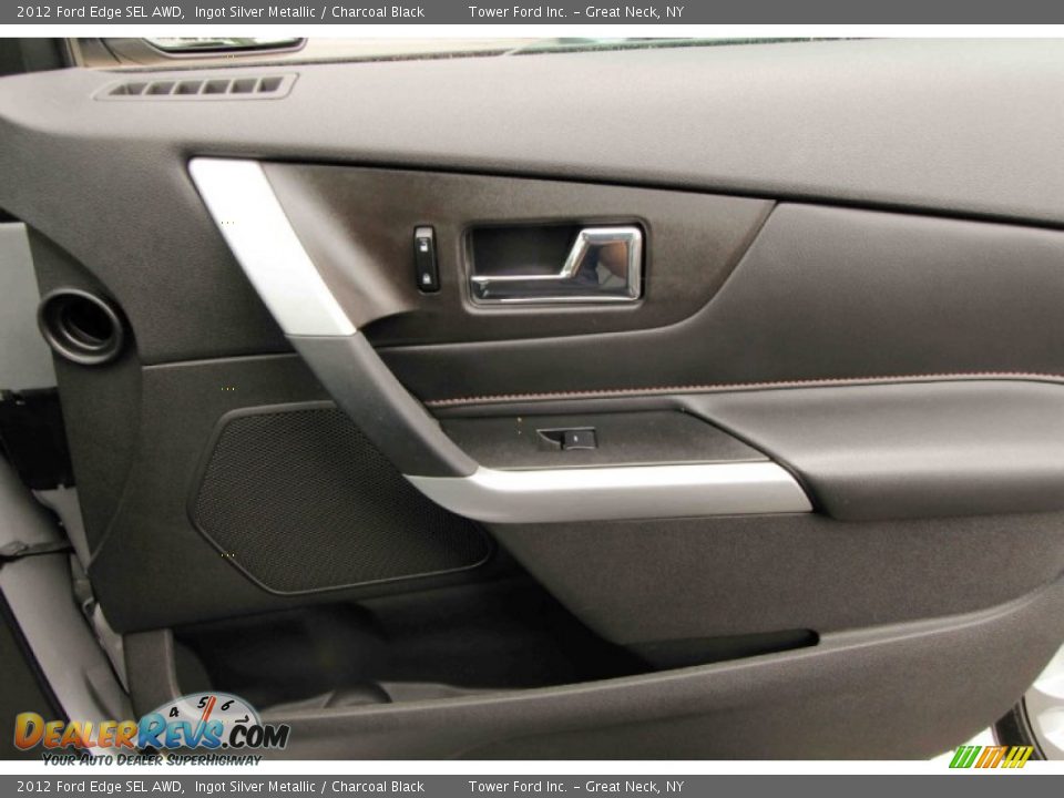 2012 Ford Edge SEL AWD Ingot Silver Metallic / Charcoal Black Photo #26