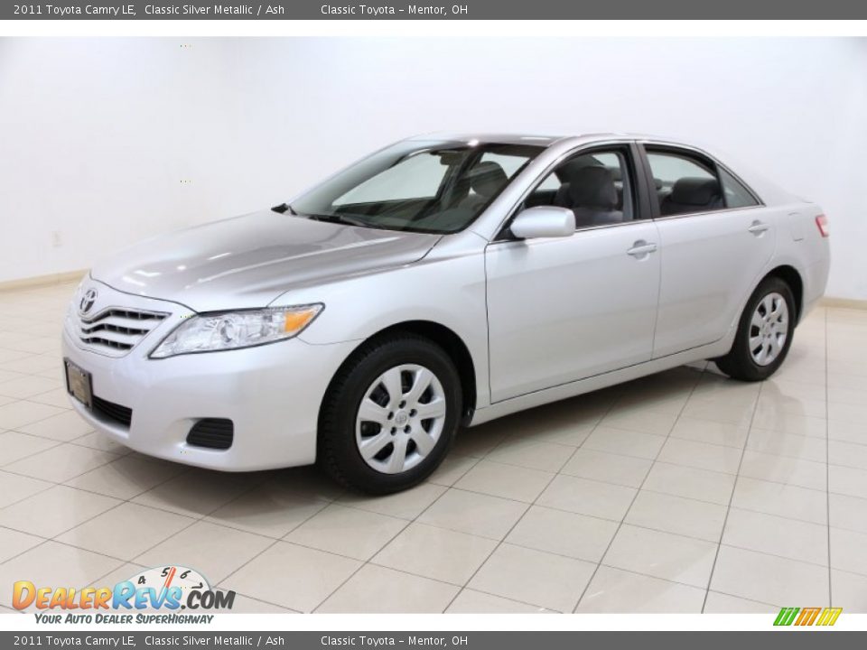 2011 Toyota Camry LE Classic Silver Metallic / Ash Photo #3