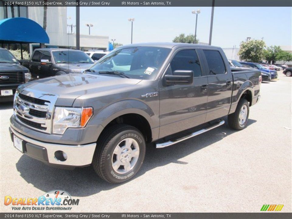 2014 Ford F150 XLT SuperCrew Sterling Grey / Steel Grey Photo #1