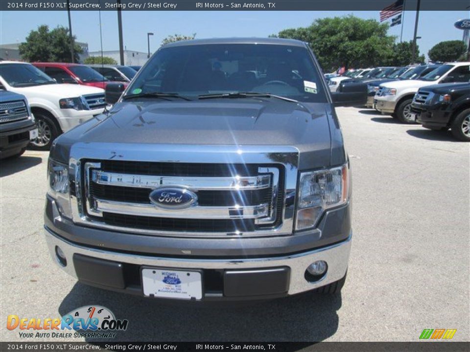 2014 Ford F150 XLT SuperCrew Sterling Grey / Steel Grey Photo #2