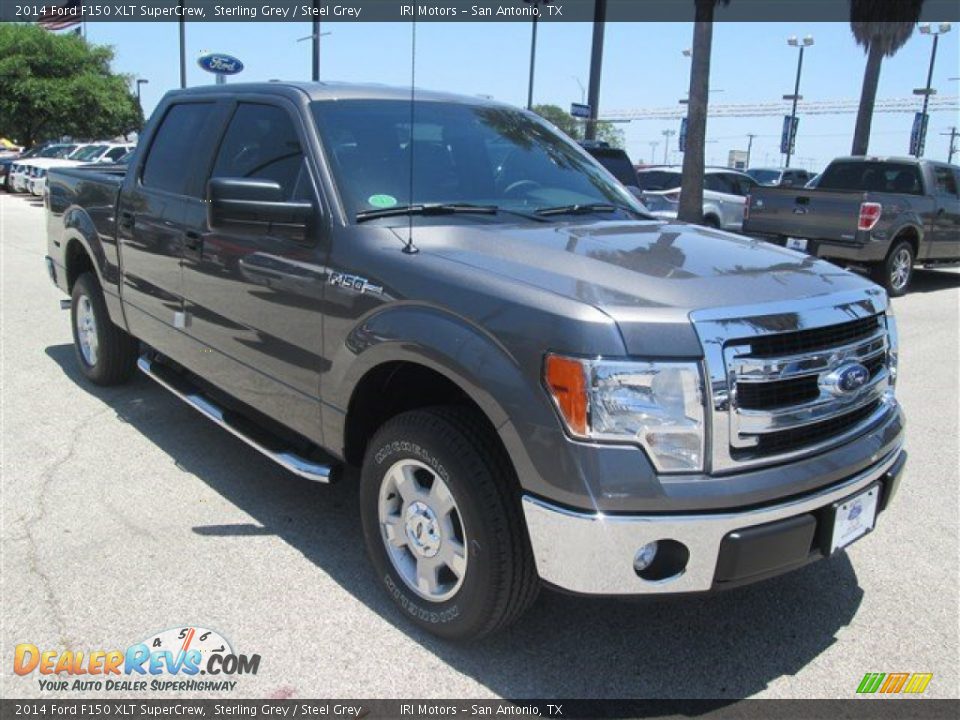 2014 Ford F150 XLT SuperCrew Sterling Grey / Steel Grey Photo #3