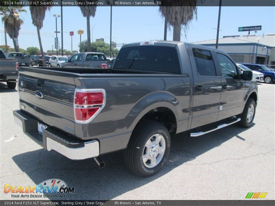 2014 Ford F150 XLT SuperCrew Sterling Grey / Steel Grey Photo #5