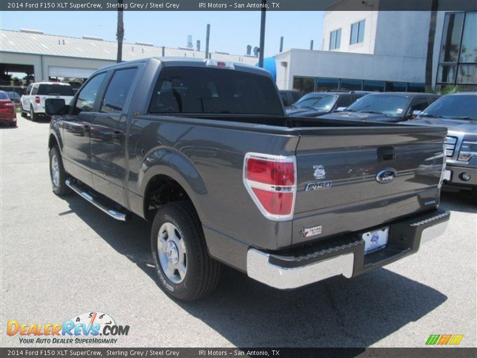 2014 Ford F150 XLT SuperCrew Sterling Grey / Steel Grey Photo #7