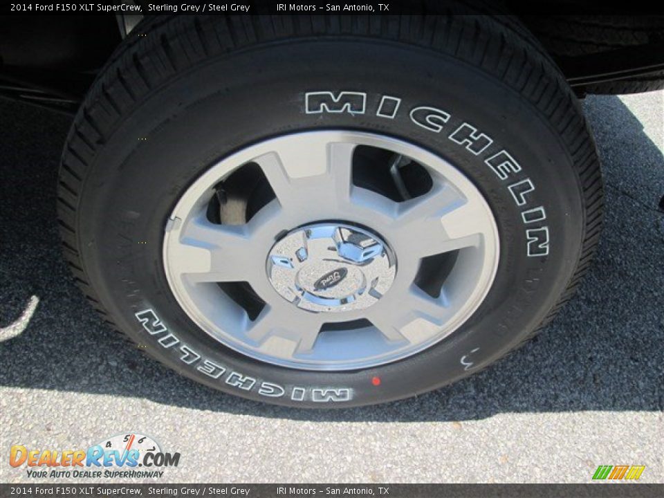 2014 Ford F150 XLT SuperCrew Sterling Grey / Steel Grey Photo #9