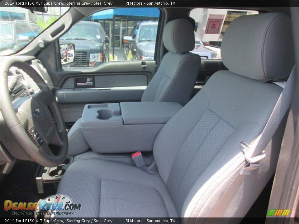 2014 Ford F150 XLT SuperCrew Sterling Grey / Steel Grey Photo #12