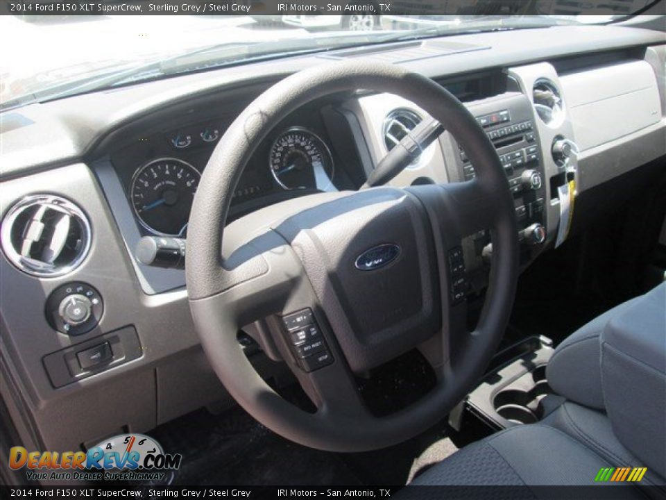 2014 Ford F150 XLT SuperCrew Sterling Grey / Steel Grey Photo #13