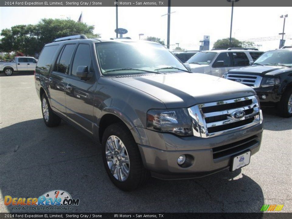 2014 Ford Expedition EL Limited Sterling Gray / Stone Photo #3
