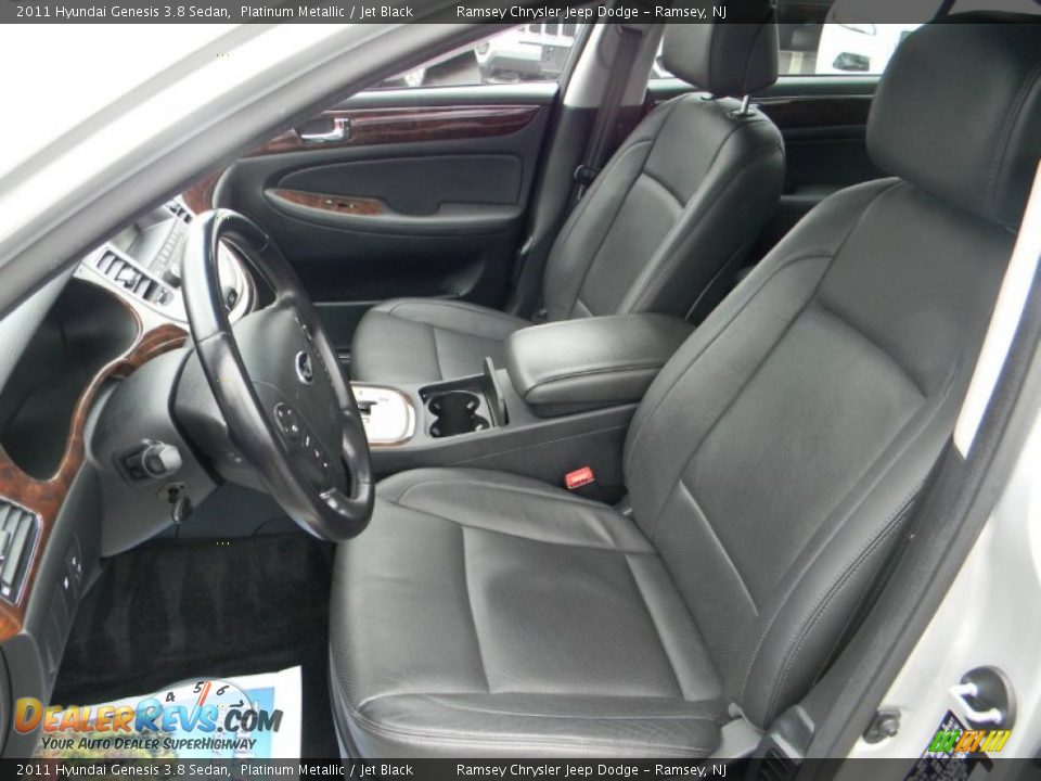 Front Seat of 2011 Hyundai Genesis 3.8 Sedan Photo #13