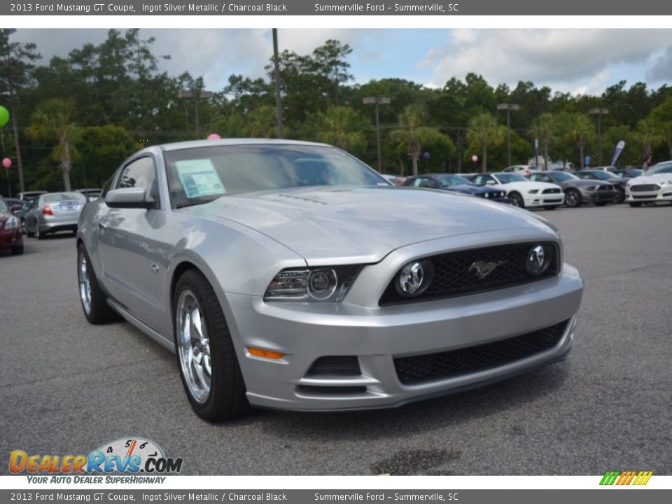 2013 Ford Mustang GT Coupe Ingot Silver Metallic / Charcoal Black Photo #1