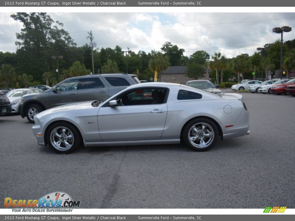 2013 Ford Mustang GT Coupe Ingot Silver Metallic / Charcoal Black Photo #6