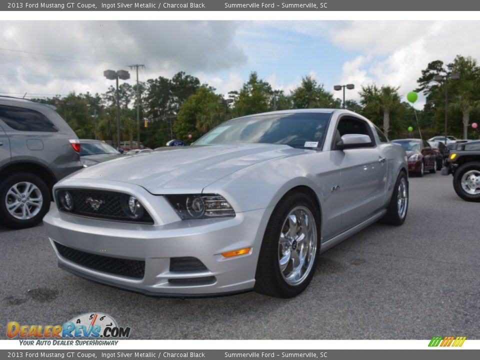 2013 Ford Mustang GT Coupe Ingot Silver Metallic / Charcoal Black Photo #7