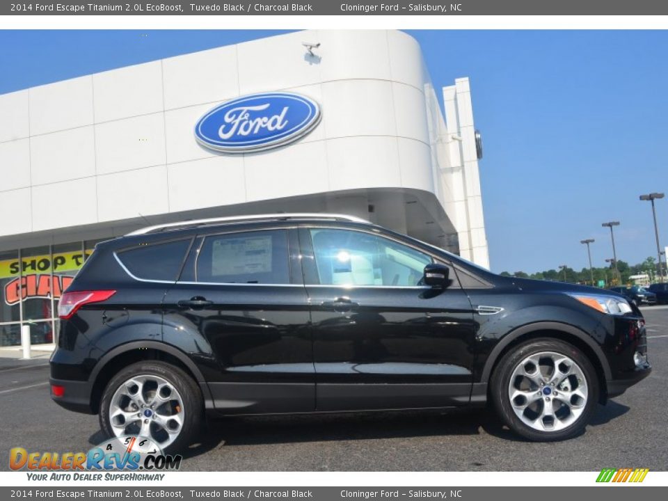2014 Ford Escape Titanium 2.0L EcoBoost Tuxedo Black / Charcoal Black Photo #2