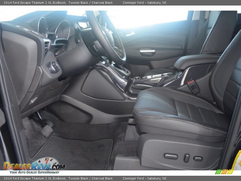 2014 Ford Escape Titanium 2.0L EcoBoost Tuxedo Black / Charcoal Black Photo #5