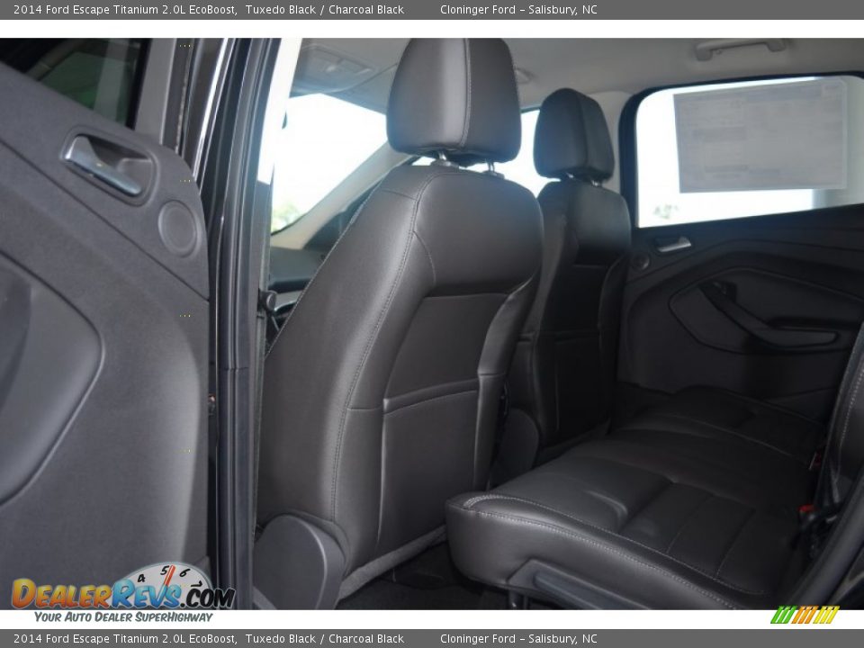2014 Ford Escape Titanium 2.0L EcoBoost Tuxedo Black / Charcoal Black Photo #7