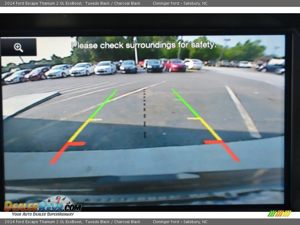 2014 Ford Escape Titanium 2.0L EcoBoost Tuxedo Black / Charcoal Black Photo #14