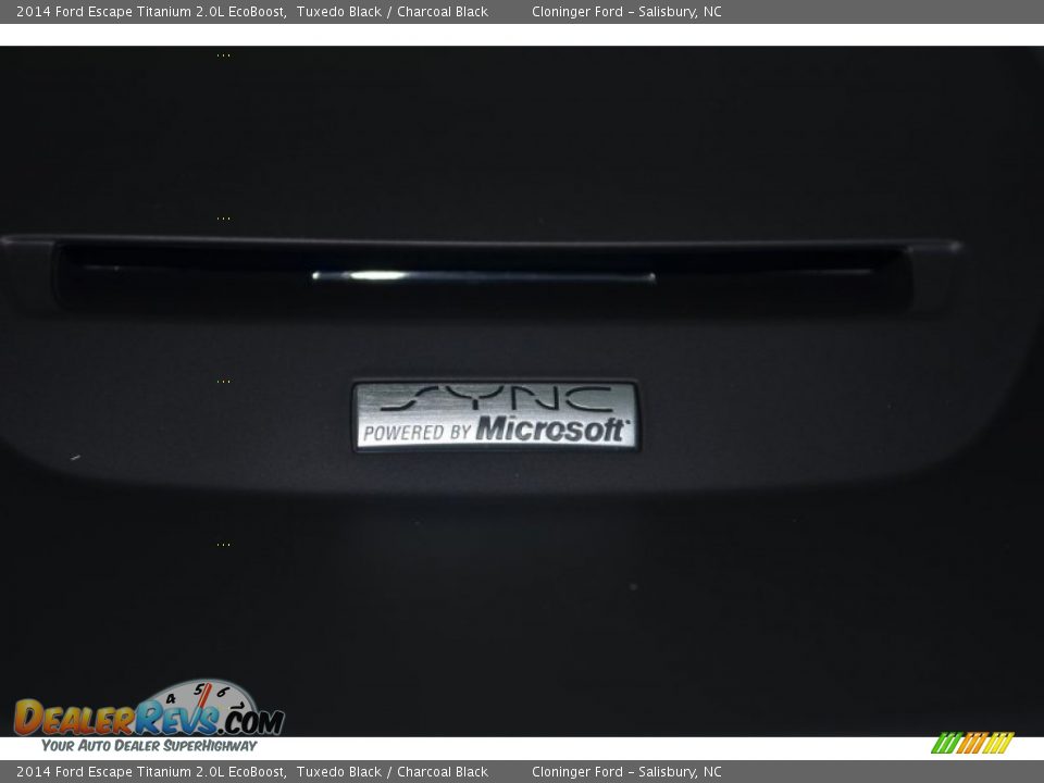 2014 Ford Escape Titanium 2.0L EcoBoost Tuxedo Black / Charcoal Black Photo #15