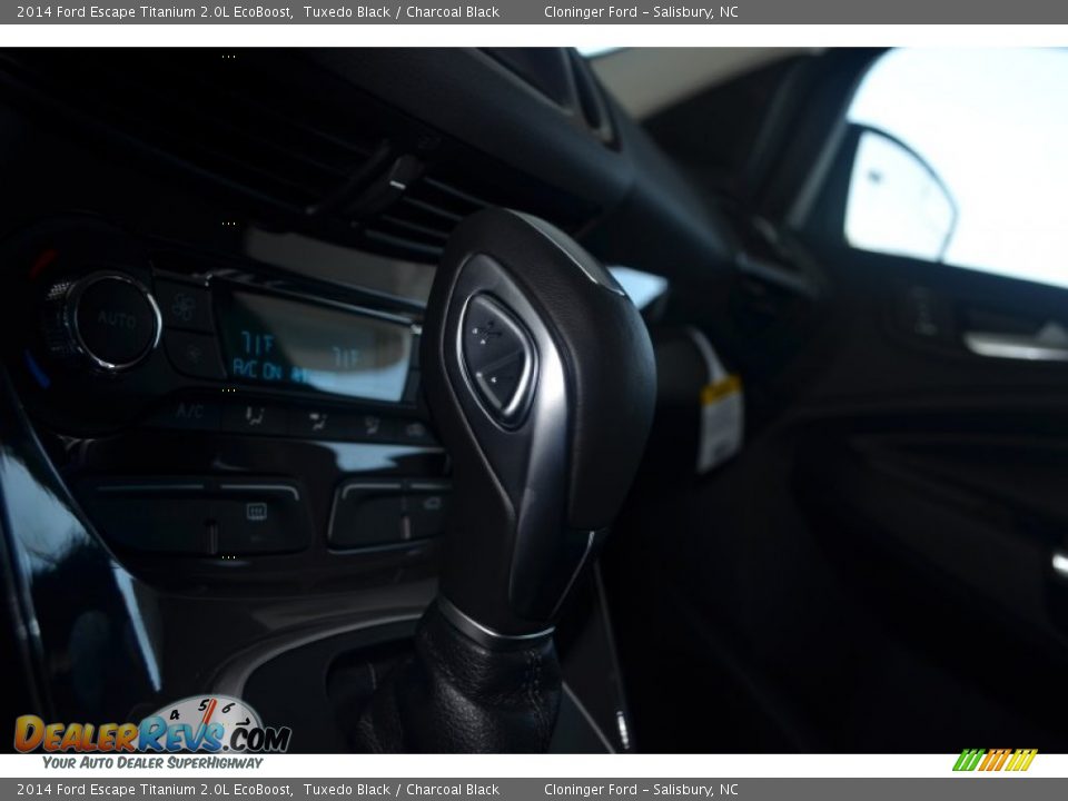 2014 Ford Escape Titanium 2.0L EcoBoost Tuxedo Black / Charcoal Black Photo #18