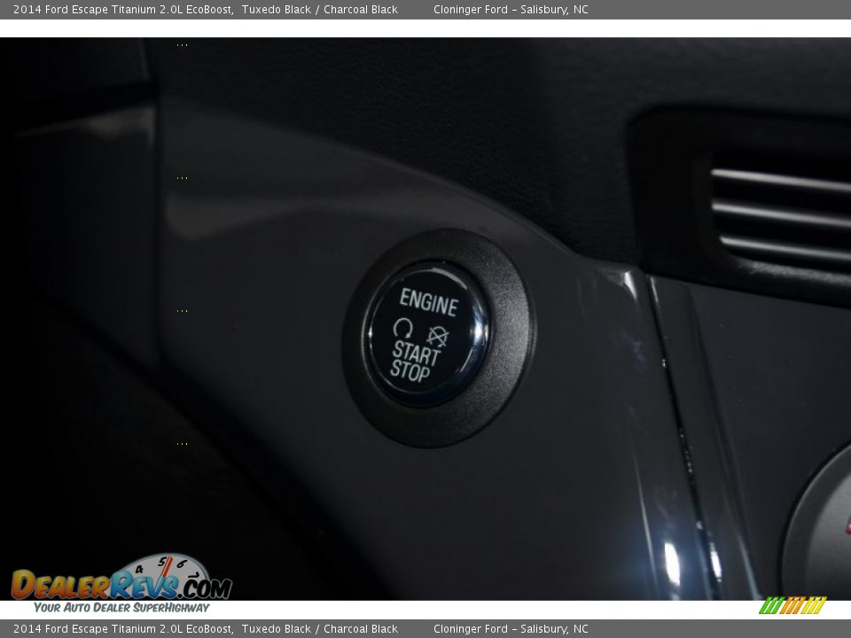 2014 Ford Escape Titanium 2.0L EcoBoost Tuxedo Black / Charcoal Black Photo #23