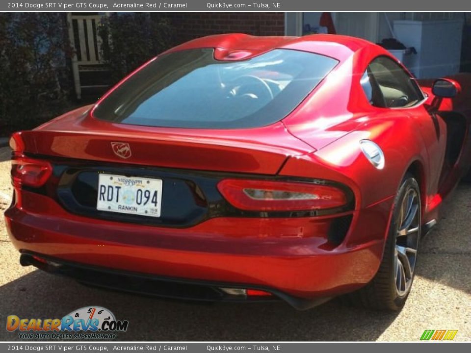 2014 Dodge SRT Viper GTS Coupe Adrenaline Red / Caramel Photo #5