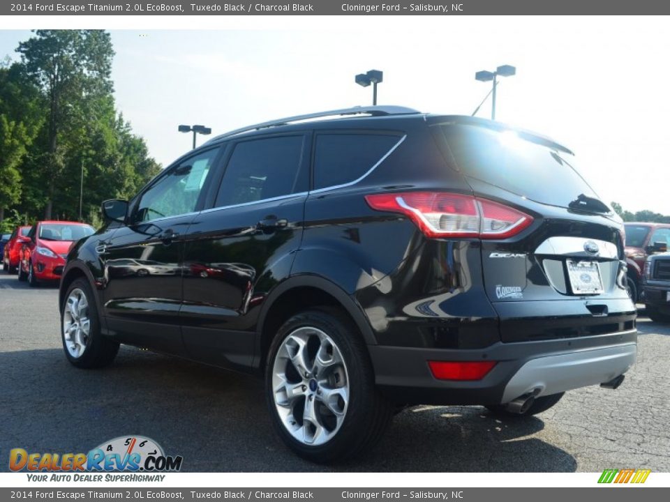 2014 Ford Escape Titanium 2.0L EcoBoost Tuxedo Black / Charcoal Black Photo #25