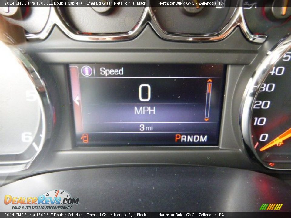 2014 GMC Sierra 1500 SLE Double Cab 4x4 Emerald Green Metallic / Jet Black Photo #19