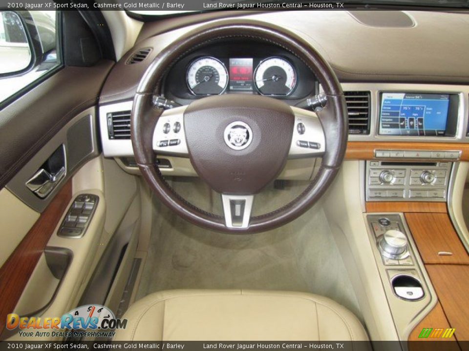 2010 Jaguar XF Sport Sedan Cashmere Gold Metallic / Barley Photo #13