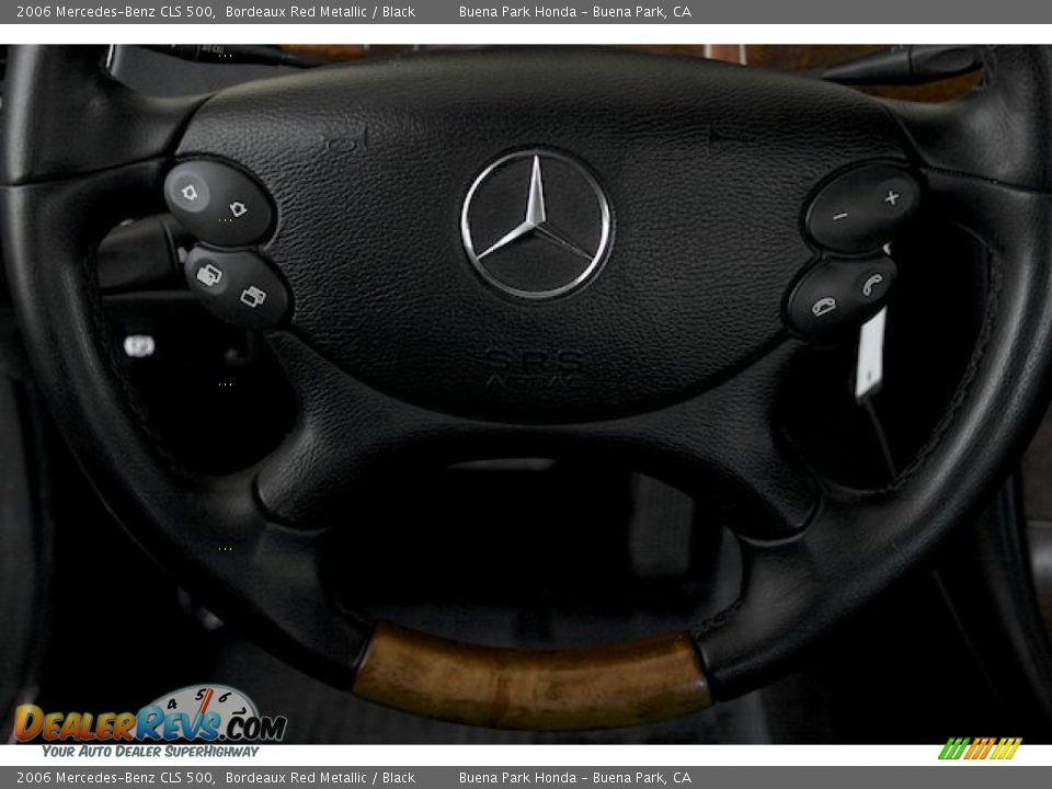 2006 Mercedes-Benz CLS 500 Bordeaux Red Metallic / Black Photo #6
