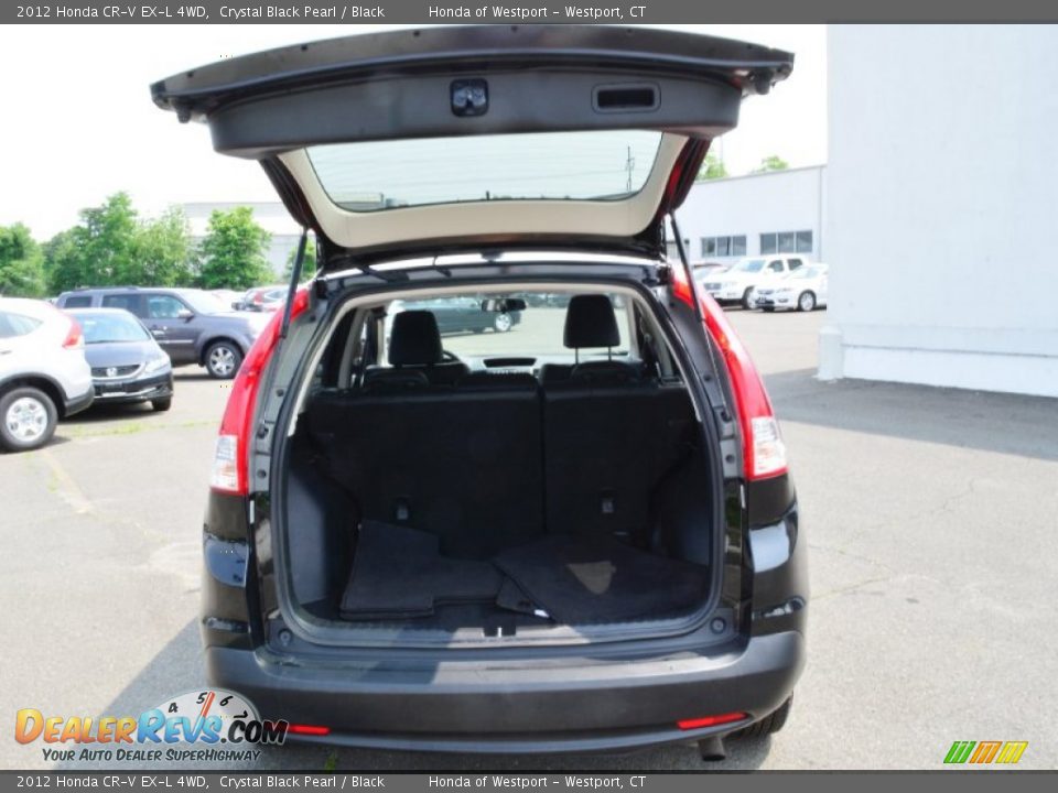 2012 Honda CR-V EX-L 4WD Crystal Black Pearl / Black Photo #8