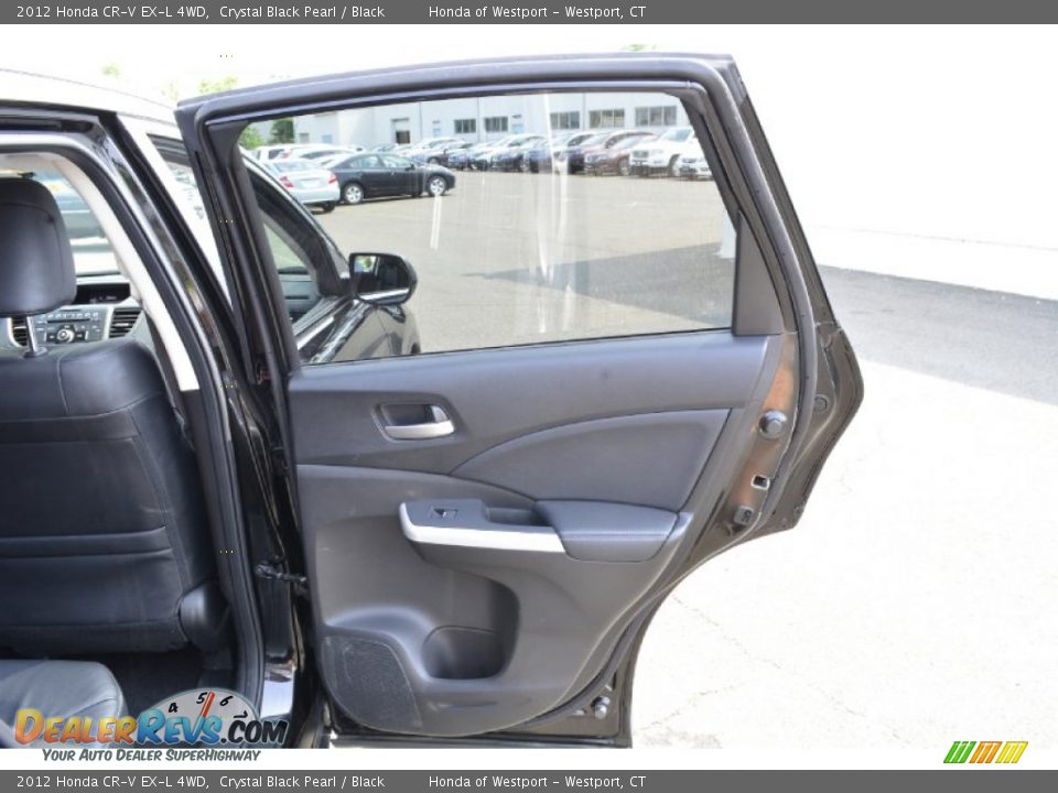 2012 Honda CR-V EX-L 4WD Crystal Black Pearl / Black Photo #18