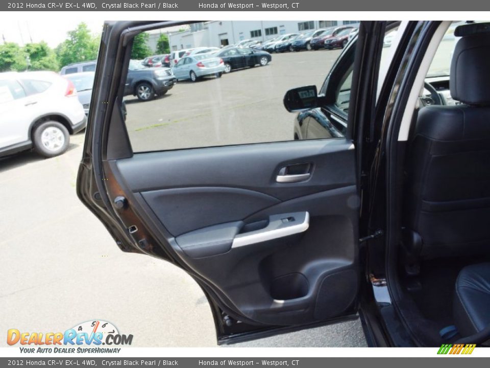 2012 Honda CR-V EX-L 4WD Crystal Black Pearl / Black Photo #19