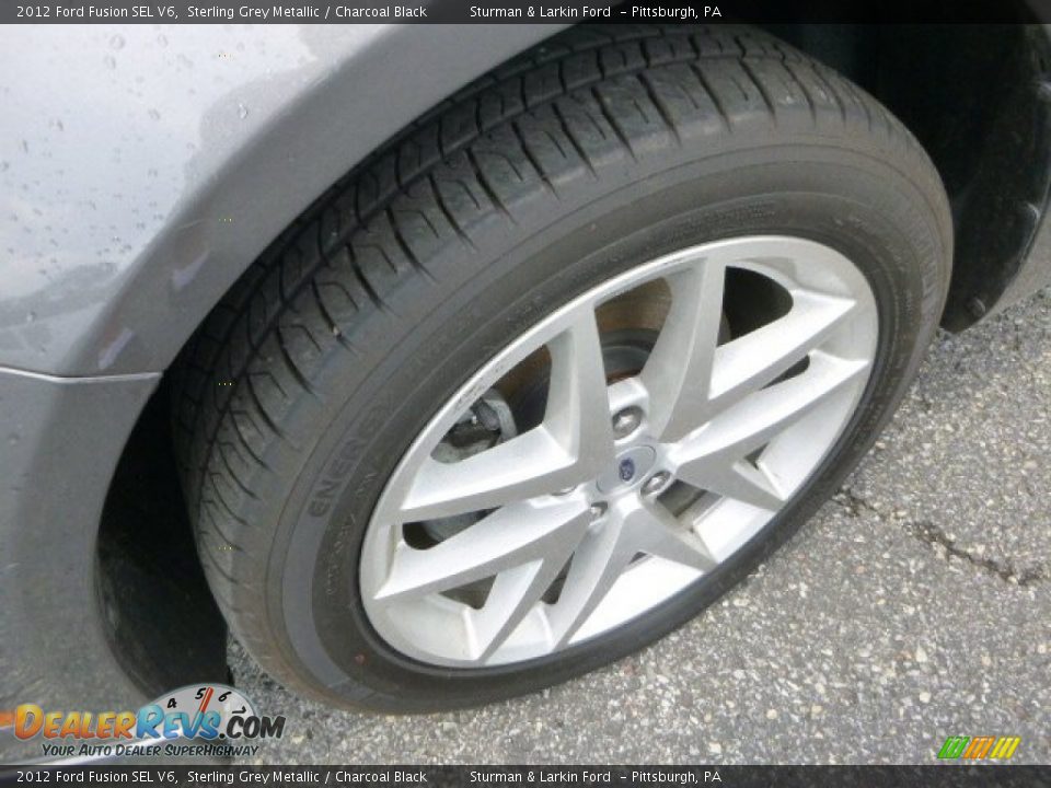 2012 Ford Fusion SEL V6 Sterling Grey Metallic / Charcoal Black Photo #7