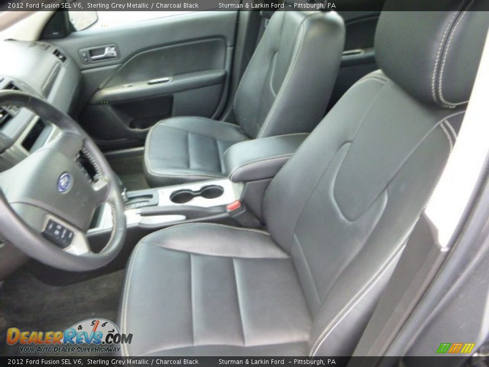2012 Ford Fusion SEL V6 Sterling Grey Metallic / Charcoal Black Photo #8