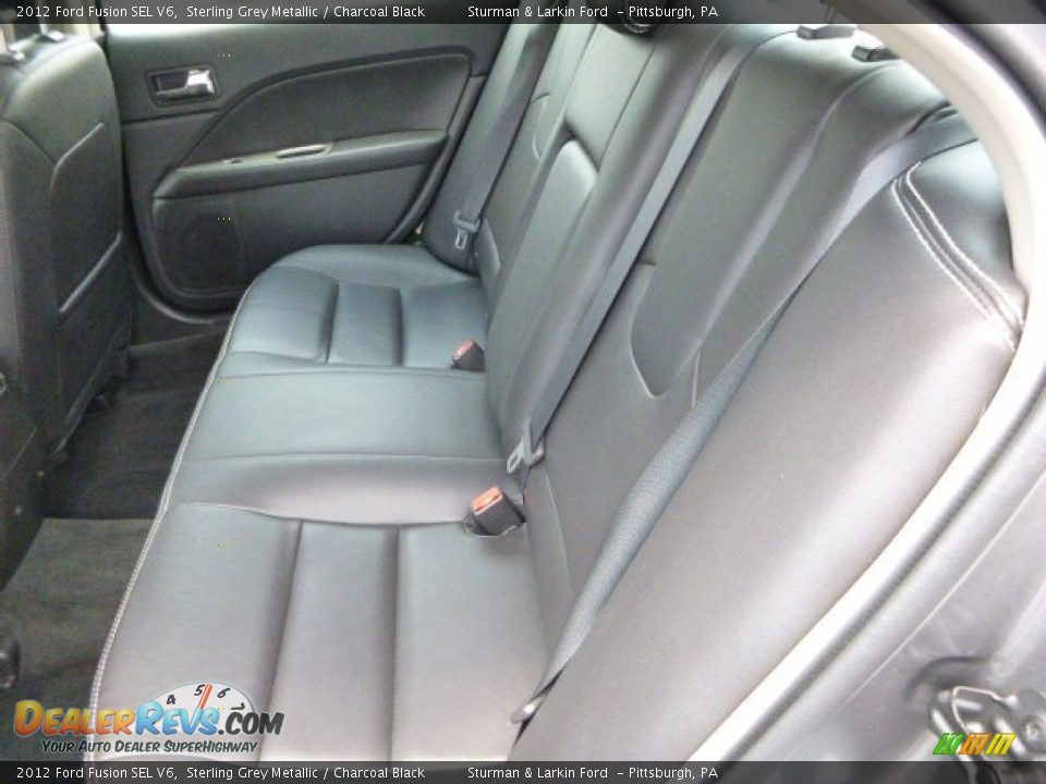 2012 Ford Fusion SEL V6 Sterling Grey Metallic / Charcoal Black Photo #9