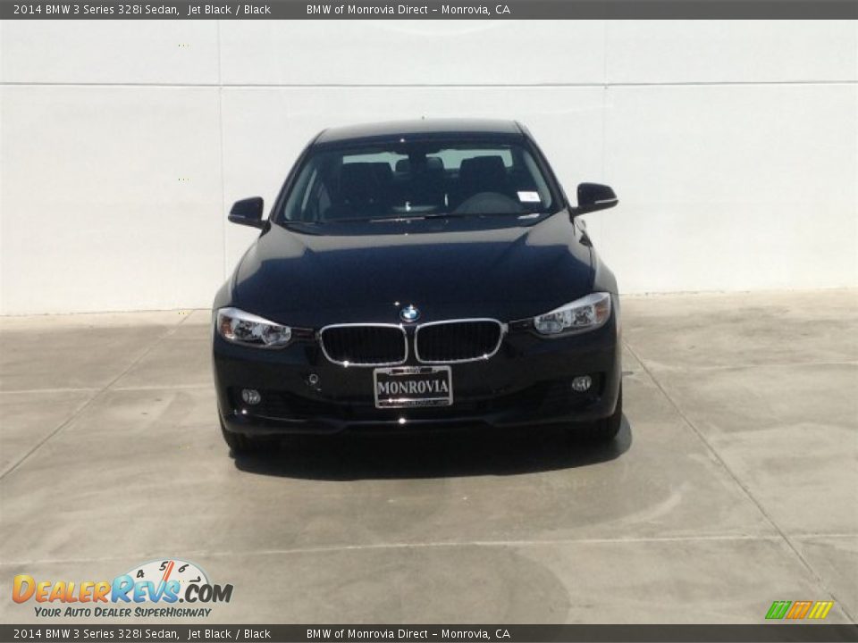 2014 BMW 3 Series 328i Sedan Jet Black / Black Photo #3