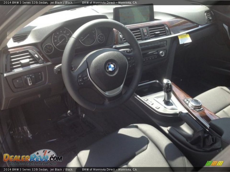 2014 BMW 3 Series 328i Sedan Jet Black / Black Photo #6