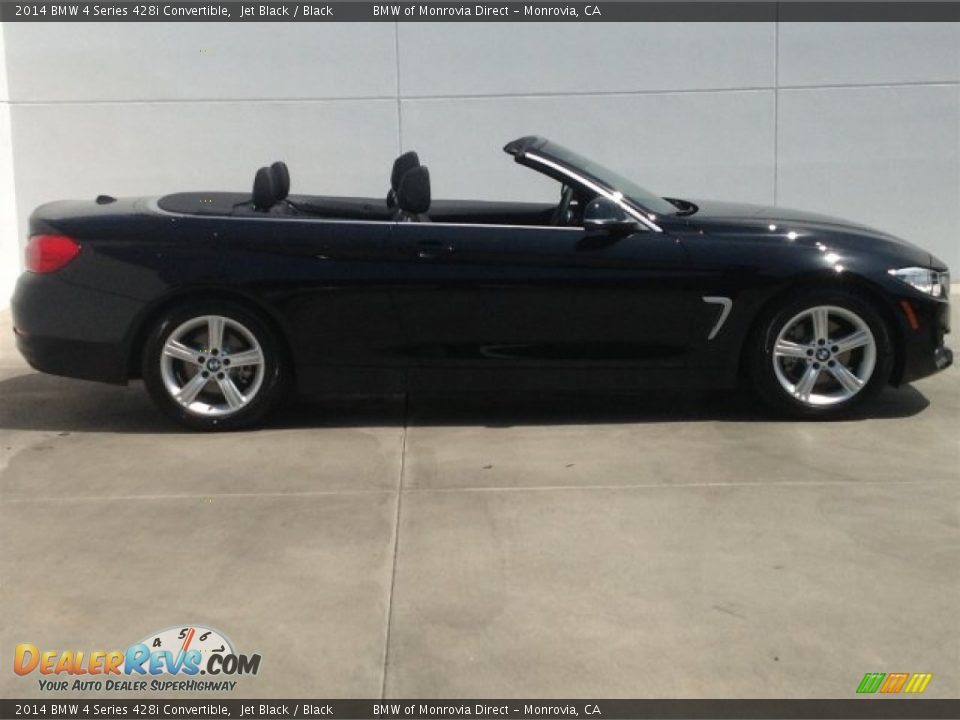 2014 BMW 4 Series 428i Convertible Jet Black / Black Photo #2