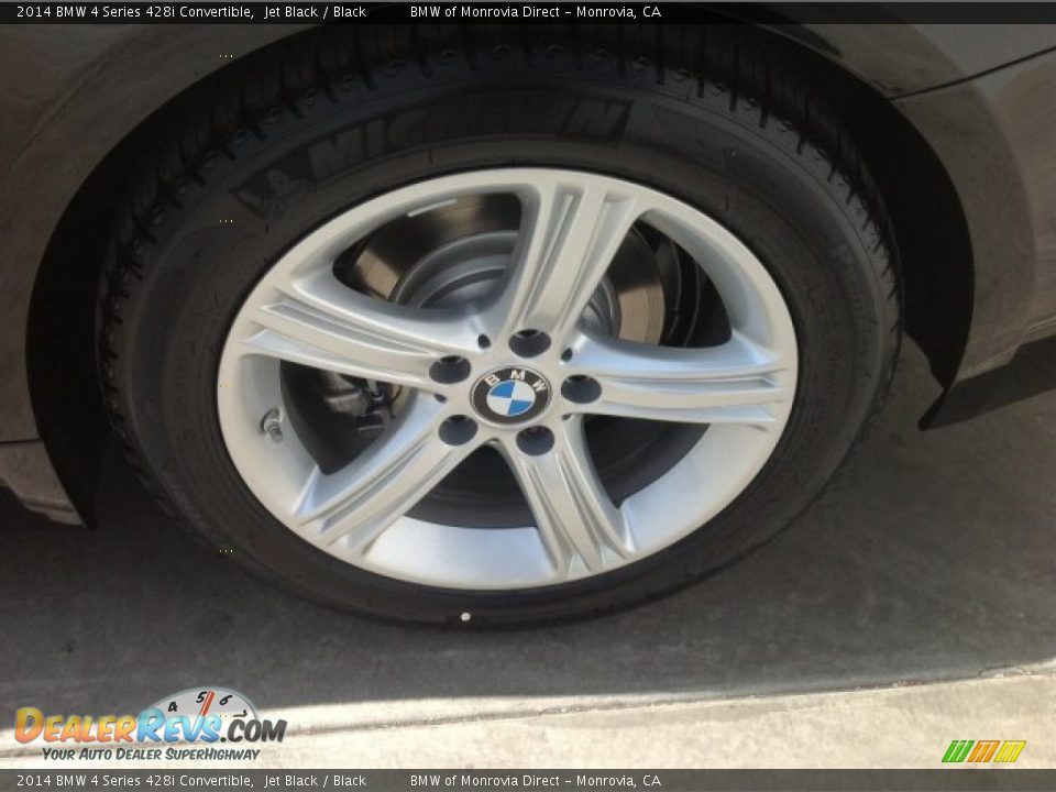 2014 BMW 4 Series 428i Convertible Jet Black / Black Photo #4