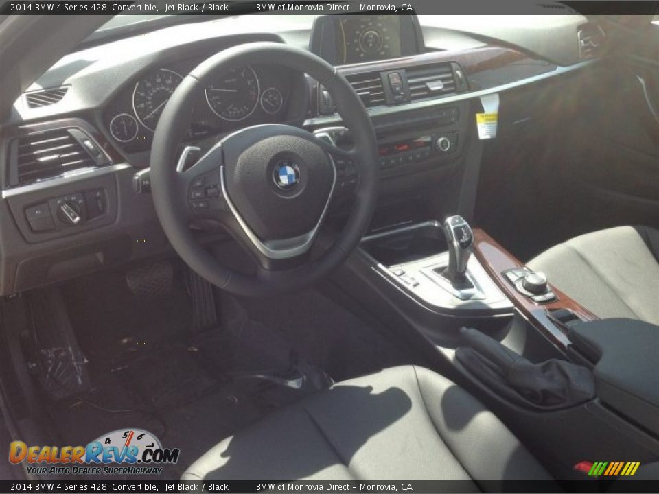 2014 BMW 4 Series 428i Convertible Jet Black / Black Photo #6