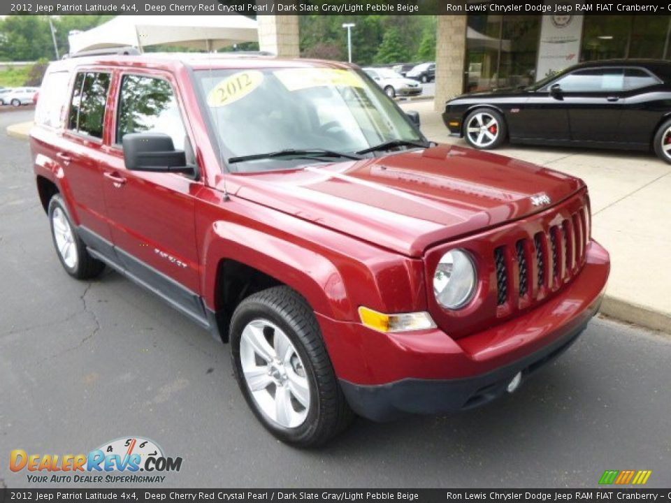 2012 Jeep Patriot Latitude 4x4 Deep Cherry Red Crystal Pearl / Dark Slate Gray/Light Pebble Beige Photo #2