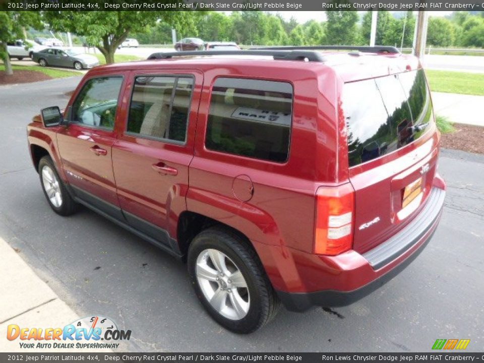 2012 Jeep Patriot Latitude 4x4 Deep Cherry Red Crystal Pearl / Dark Slate Gray/Light Pebble Beige Photo #6