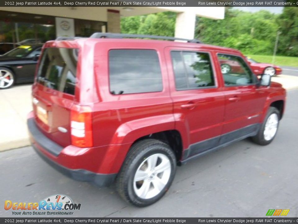 2012 Jeep Patriot Latitude 4x4 Deep Cherry Red Crystal Pearl / Dark Slate Gray/Light Pebble Beige Photo #8