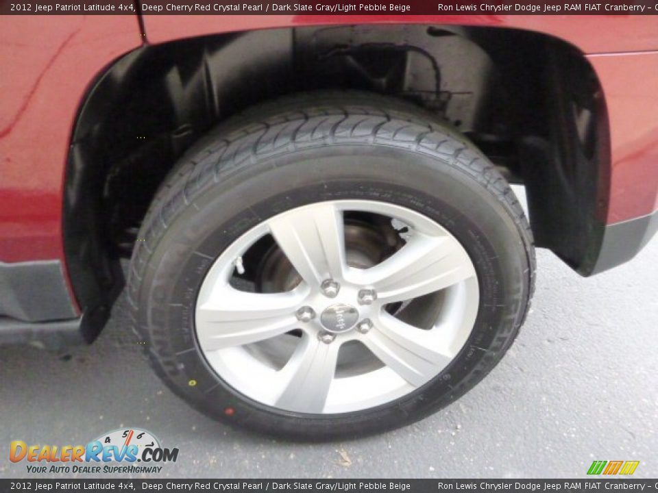 2012 Jeep Patriot Latitude 4x4 Deep Cherry Red Crystal Pearl / Dark Slate Gray/Light Pebble Beige Photo #9