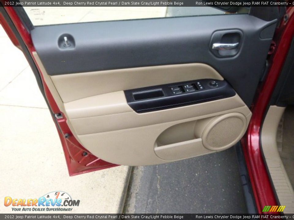 2012 Jeep Patriot Latitude 4x4 Deep Cherry Red Crystal Pearl / Dark Slate Gray/Light Pebble Beige Photo #11