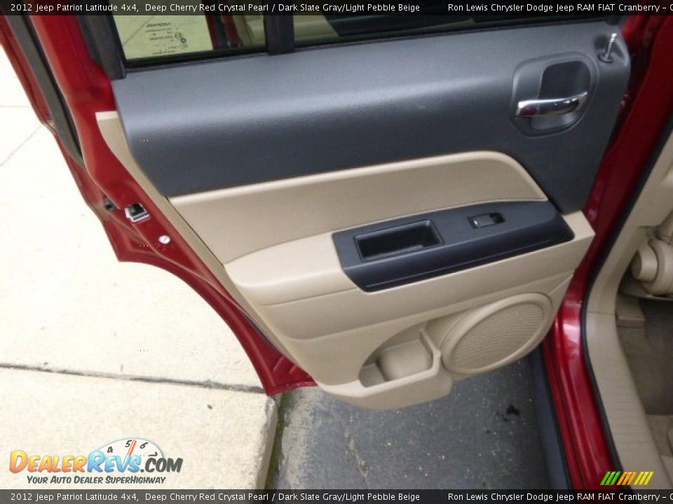 2012 Jeep Patriot Latitude 4x4 Deep Cherry Red Crystal Pearl / Dark Slate Gray/Light Pebble Beige Photo #13