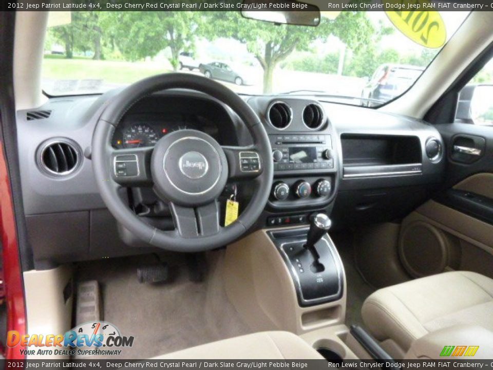 2012 Jeep Patriot Latitude 4x4 Deep Cherry Red Crystal Pearl / Dark Slate Gray/Light Pebble Beige Photo #14