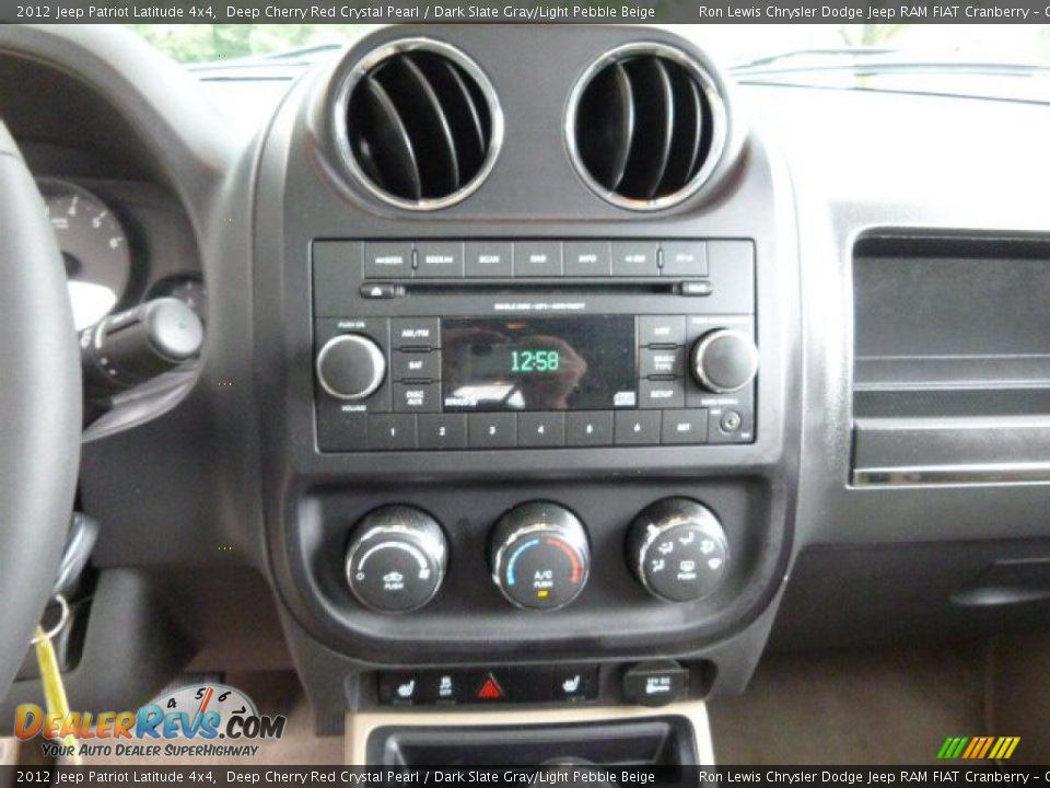 2012 Jeep Patriot Latitude 4x4 Deep Cherry Red Crystal Pearl / Dark Slate Gray/Light Pebble Beige Photo #16