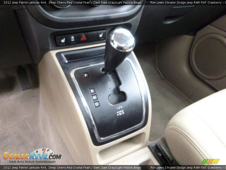 2012 Jeep Patriot Latitude 4x4 Deep Cherry Red Crystal Pearl / Dark Slate Gray/Light Pebble Beige Photo #17