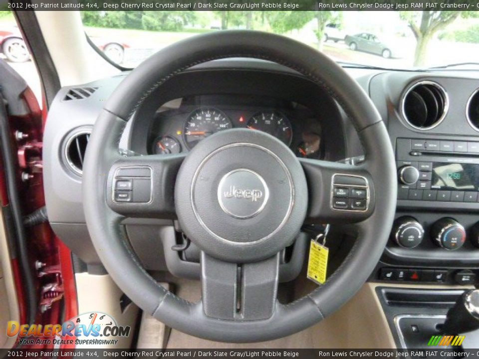 2012 Jeep Patriot Latitude 4x4 Deep Cherry Red Crystal Pearl / Dark Slate Gray/Light Pebble Beige Photo #18
