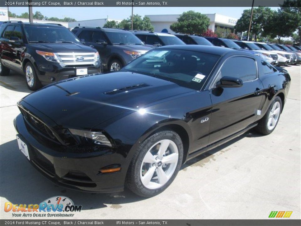 2014 Ford Mustang GT Coupe Black / Charcoal Black Photo #1